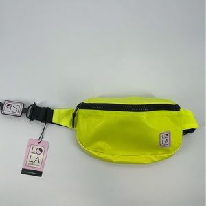 Lola California fanny pack neon yellow